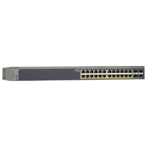 Netgear GS728TPP – 24-poorts gigabit PoE+ smart switch