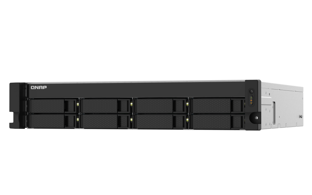 QNAP TS-832PXU-RP – 8-bay 2U rackmount NAS met 10GbE SFP+ en redundante voeding