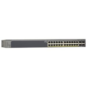 Netgear GS728TPP – 24-poorts gigabit PoE+ smart switch