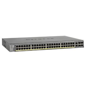 Netgear M4100-50G-POE+ – 48-poorts gigabit PoE+ managed switch